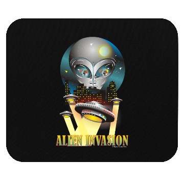 Discover Alien Invasion 1 Mouse Pads