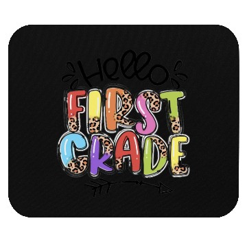 Discover Hello First Grade Back to School Student Teacher Mouse Pads