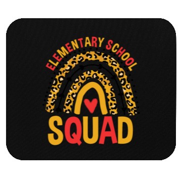 Discover Back To School Leopard Elementary School Squad Mouse Pads