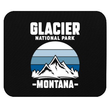 Discover Glacier National Park Montana Mouse Pads