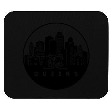 Discover Queens New York Skyline Mouse Pads