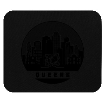 Discover Queens New York Skyline Mouse Pads
