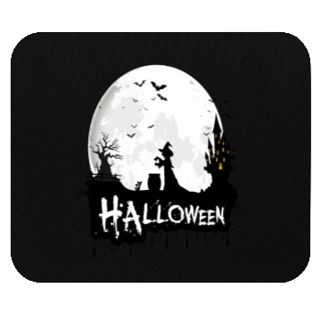 Discover Halloween trick or treat Mouse Pads