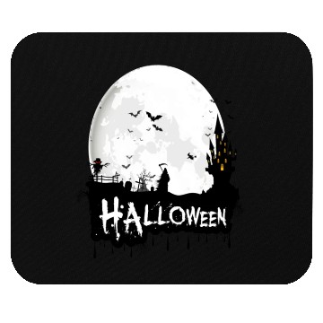 Discover Halloween trick or treat Mouse Pads