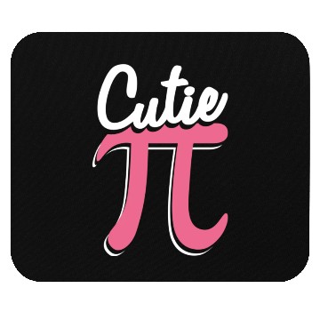 Discover Cutie Pi Funny Pi Day Math Geek Mouse Pads