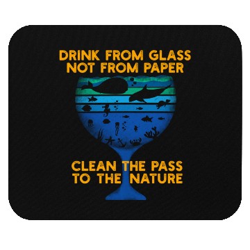 Discover Save the Ocean Mouse Pads