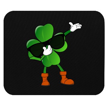 Discover Dabbing Irish Shamrock St Patrick s Day Mouse Pads