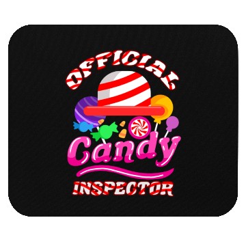 Discover Official Candy Inspector For Halloween Mouse Pads