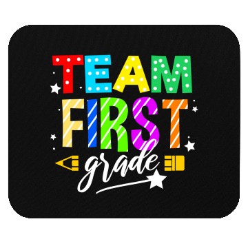 Discover Team First Grade For Elementary Teacher Mouse Pads