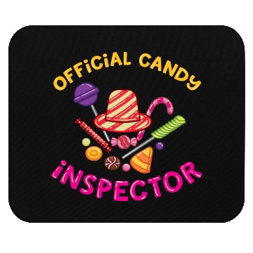 Discover Offical Candy Inspector For Halloween Mouse Pads