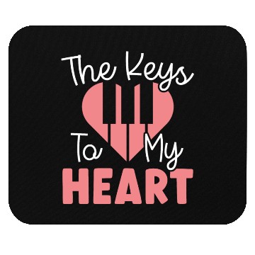 Discover The Keys To My Heart Piano Player Musician Music Mouse Pads