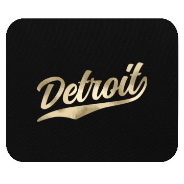 Discover Detroit Michigan Cool Retro 1970S Vintage Mouse Pads