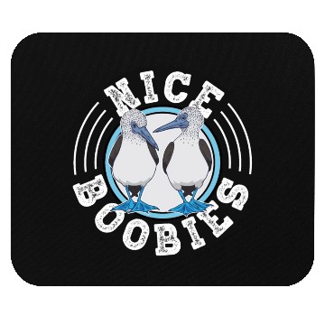 Discover Nice Boobies Adult Humor Halloween Gift Booby Bird Mouse Pads
