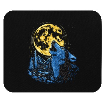 Discover Wolf Moon Forest Wolves Nature Nature Liever Full Mouse Pads