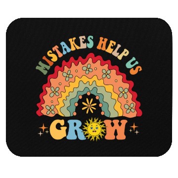 Discover Mistakes Help Us Grow Groovy Growth Mind Mouse Pads