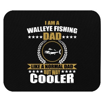 Discover Walleye Fishing Dad For Men Mouse Pads