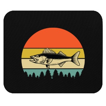 Discover Walleye Fishing Mouse Pads
