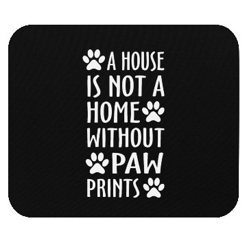 Discover Paw prints Mouse Pads