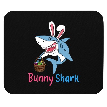 Discover Bunny Shark Easter Sunday Egg Hunting Holiday Gift Mouse Pads