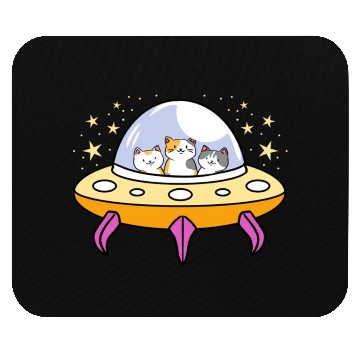Discover UFO Cat for Cat Lover Mouse Pads