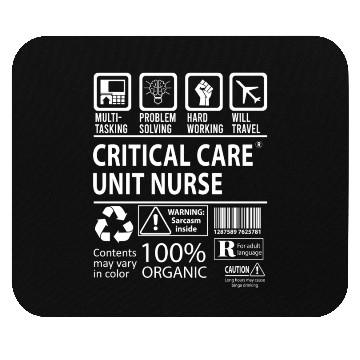 Discover Critical Care Unit Nurse Mouse Pads - Multitasking Jo