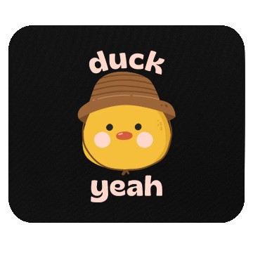 Discover Cute Duck Yeah Funny Sarcastic Mouse Pads
