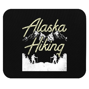 Discover Alaska Hiking Hike Nature Hiker Mouse Pads