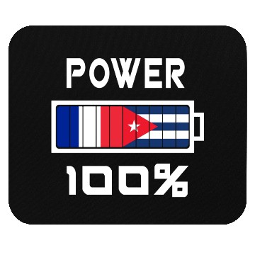 Discover France and Cuba power 100% Mouse Pads