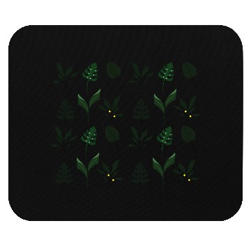 Discover Abstract Botanical Leaf Plants Mouse Pads
