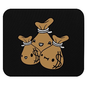 Discover money bags friends team Mouse Pads