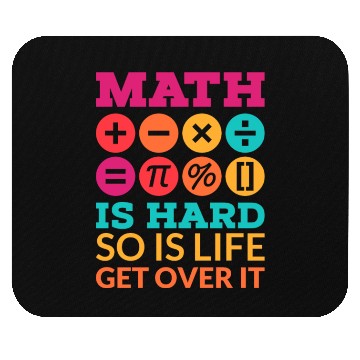 Discover Funny Math Teacher Mathematician Education Joke Mouse Pads