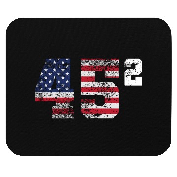 Discover Trump 45 Squared Republican Mouse Pads