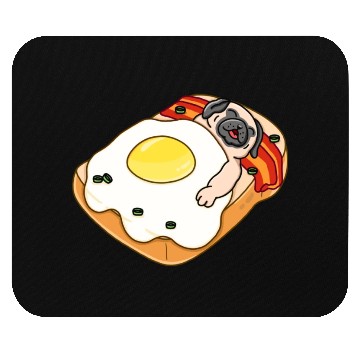 Discover Sleeping Pug Mouse Pads