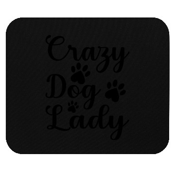 Discover crazy dog lady Mouse Pads