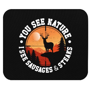 Discover Buck Deer Hunting Hunter Bbq Mouse Pads