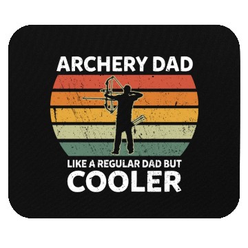 Discover Retro Archery Dad Like A Regular Dad But Cooler Mouse Pads