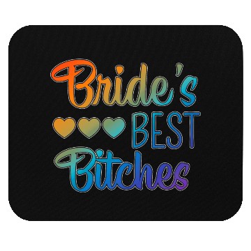 Discover Bachelorette Party Bride's Best Bitches Gift Mouse Pads