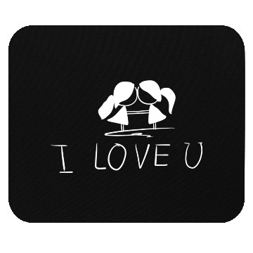 Discover lesbian couple couple i love you Mouse Pads