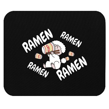 Discover Poodle Instant Ramen Noodles Mouse Pads