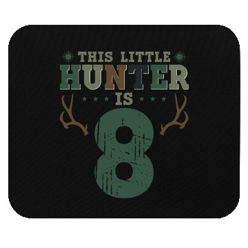 Discover Buck Deer Hunting Hunter Kid 8th Mouse Pads