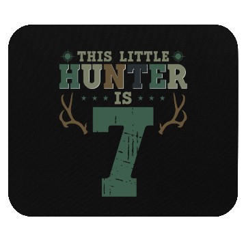Discover Buck Deer Hunting Hunter Kid 7th Mouse Pads