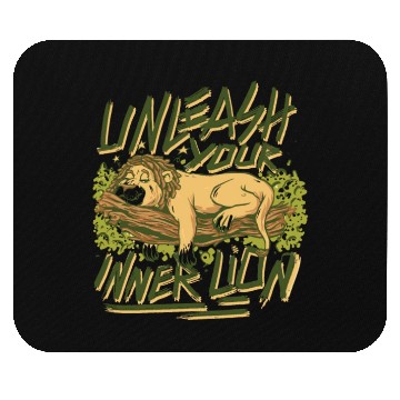 Discover Lion Sleeping Mouse Pads