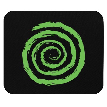 Discover Geometric Shapes. Circle Spiral Shape Mouse Pads