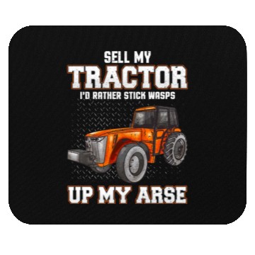 Discover Funny Tractor Lover Farmer Mouse Pads