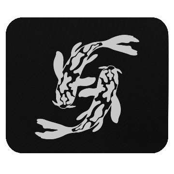 Discover design 2 koi fish Mouse Pads