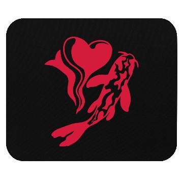 Discover koi fish I Love Mouse Pads