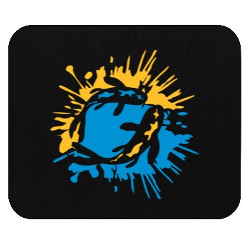 Discover colorful drop 2 koi Mouse Pads