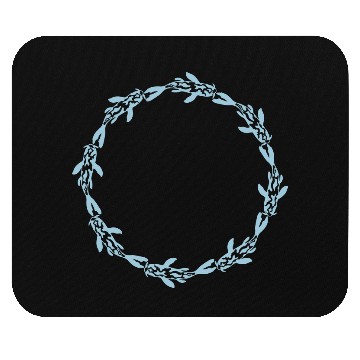 Discover swimming koi fish nishikigoi Mouse Pads