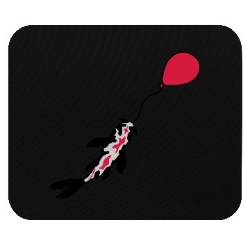 Discover balloon koi fish nishikigoi Mouse Pads