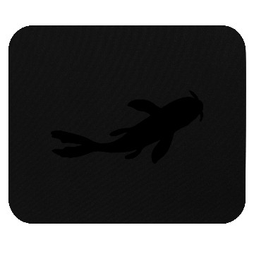 Discover silhouette koi fish nishikigoi Mouse Pads